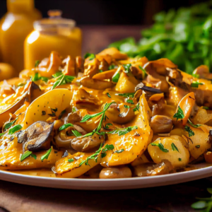 Garlic Mushroom with Cheese