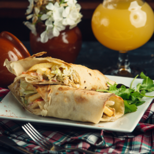 Lebanese Hummus Wrap